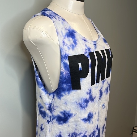 PINK Victoria’s Secret Tie Dye American Flag Tap Top - Picture 10 of 12